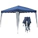 Falt Pavillon 3 x 3 m Gartenzelt Partyzelt in Blau
