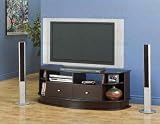 Coaster Casual Contemporary Media Console with Drawers and Shelves