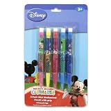 Disney Mickey Mouse Club House 5pk Mini Mechanical Pencil with Soft Grip for Age 3+