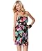 XOXO Dress, Strapless Flower Print