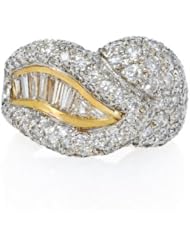 Diamond 18k Two Tone Gold Ring