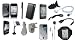 from AllinoneWarehouse Case Cover Car Charger Car Holder 15 Item Accessory Pack for Iphone 4S Model 1007
