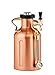 uKeg 64 oz Pressurized Growler for Craft Beer - Copper