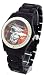 Biker Skulls Men's Gun Color Bling Bling Skull Flames Watch Model PJ-1001