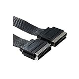 Hama SCART to SCART Flat Cable, 0.75m