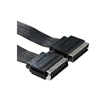Hama SCART to SCART Flat Cable, 0.75m