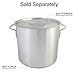 Thunder Group Aluminum Stock Pot Lid, 60 Quart, Silver