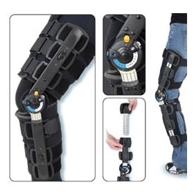 Innovator DLX Post-Op Brace - Cool, XL, Thigh Circumference 6" above Mid-Patella: 27" - 35"