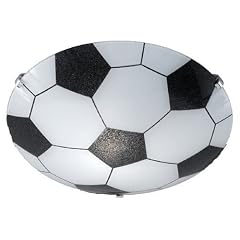 Trio-Leuchten 6160011-00 Deckenleuchte -Fussball- 1xE27 max. 60W D:30cm Glas opal wei�/schwarz