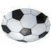 Trio-Leuchten 6160011-00 Deckenleuchte -Fussball- 1xE27 max. 60W D:30cm Glas opal wei�/schwarz