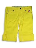 Cool Island - Girls 5 Pocket Twill Capris, Yellow