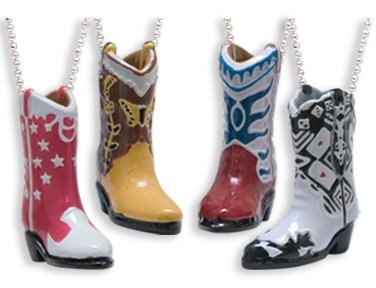 Click here to buy Hand Painted Western Cowboy Boot Pendant.