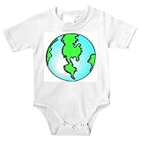 Onesie with world, globe