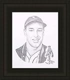Cleveland Indians Framed Bob Feller Cleveland Indians Lithograph MLB Baseball