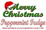 Merry Christmas Hat Peppermint Delight Fudge