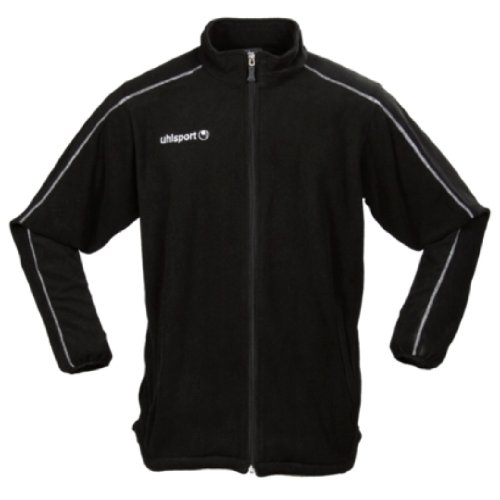 uhlsport Herren Fleece-Jacke, schwarz/silbergrau, XXL