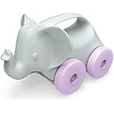 Green Toys Elephant-on-Wheels, Grey/Purple