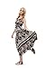 Dilanni Women Summer Print Beach Dress Plus Size Long Casual Bohemian Dresses