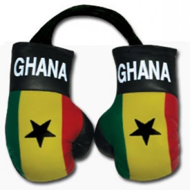 Ghana Flag Mini Boxing Gloves