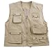 Sports : Microfaser Angler und Outdoor Weste beige S- XXL