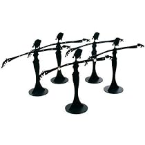 5 Black Metal Earring Dancer Jewelry Showcase Display Stands 5 5/8""