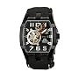 Orient Men's Power Reserve Semi-Skeleton Black Automatic Watch #CFTAB005B