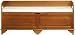 Burnham Lift top Storage Bench With Back