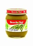 Beech-Nut Tender Young Green Beans Stage 2,  4 Ounce Jars (Pack of 12)