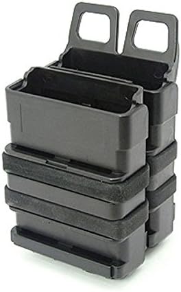 EFOSE New FAST DOUBLE Magazine Holster Pouch Set MOLLE SYSTEM(BK)FF0C;FMA Fastmag For M4 MAG Heavy, 5.56mm