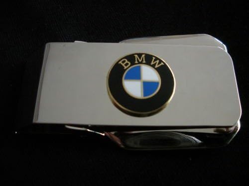 BMW Silver Locking Back Money Clip