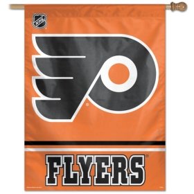 Philadelphia Flyers Black 27'' x 37'' Vertical Banner Flag