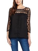 Cortefiel Blusa (Negro)