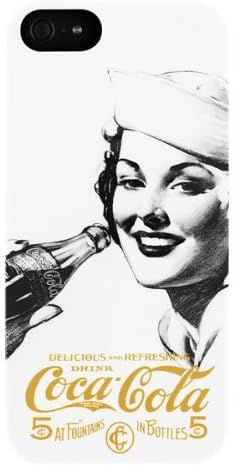 Strax Americas Coke Hardshell Case for Iphone 5/5s Golden Beauty - Retail Packaging - Multi-Colored