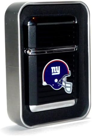 NFL New York Giants Refillable Butane Torch Lighter + Glass Ashtray Combo Gift Set - Please read items descriptions. -