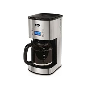 Oster 12-Cup Programmable Coffee Maker BVST-JBXSS41 – Stainless Steel