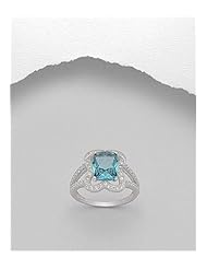 CZ Ring In 92.5 Sterling Silver