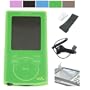 Jello Silicone Skin Case for Sony Walkman E-340 Series E-344 E-343 8gb 16gb Armband + Beltclip + Car Charger + Screen Protector (Multiple Colors Available)