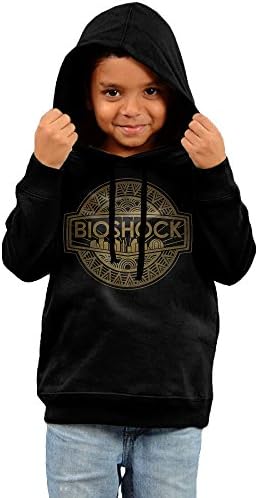 TuTuSwear Unisex Toddler Hooded Sweatshirt Bioshock Hoodie Black