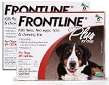 12 MONTH Frontline PLUS Red for Dogs 89-132lbs.