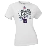 NFL Women's New York Giants Super Bowl XLVI Champions Locker Room Tee (White, Medium)