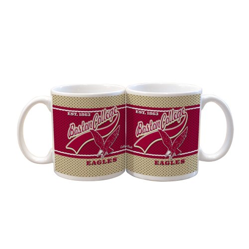 NCAA Boston College Eagles 2 Pack 11oz White Vault Mug
