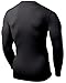 TSLA Men's Thermal Wintergear Compression Baselayer Long Sleeve Top Version17, Wintergear Basic(r21) - Black, Medium