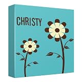 Two Flowers Canvas Kids Wall Décor