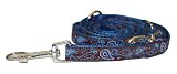 Dogs Kingdom Leine Paisley Türkis Leine Paisley Türkis, verstellbar, 1,5 x 200 cm