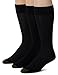 Gold Toe Men's Crew Fashion Patterned Dress 3-Pack Sock, Navy, Size 10-13