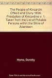 The people of Kincardin O'Neill and Cluny, 1696