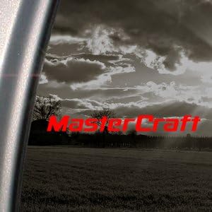 MasterCraft Red Decal BOAT CRUISER Truck Window Red Sticker