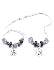 My Little Girl Charm Bracelet and Necklace Gift Set Girls Pandora Style Gift Boxed