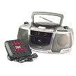 AmpliVox Six-Station Listening Center/Boombox