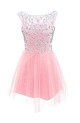 Lace Applique Beaded Chiffon Evening Dress/Homecoming Dress/Bridesmaid Dress/Prom Dress/Party Dress 